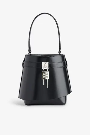 Givenchy Womens Shark Lock Leather Cross-Body Bag