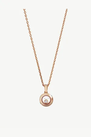 Chopard Happy Diamonds Icons 18ct Rose-Gold and Diamond Pendant