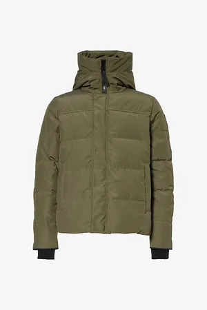 Canada Goose Mens Macmillan High-Neck Regular-Fit Woven-Down Parka Jacket