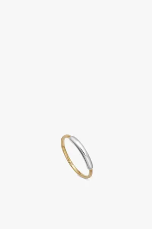 ASTLEY CLARKE Womens Aurora 18ct Yellow Gold-Plated Vermeil Sterling-Silver Ring