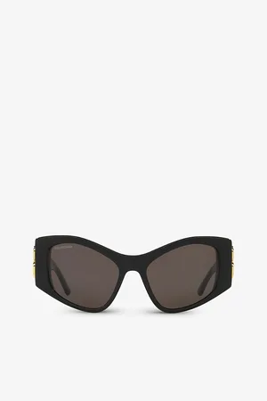 Balenciaga Womens 6E000311 Bb0287S Cat Eye-Frame Acetate Sunglasses