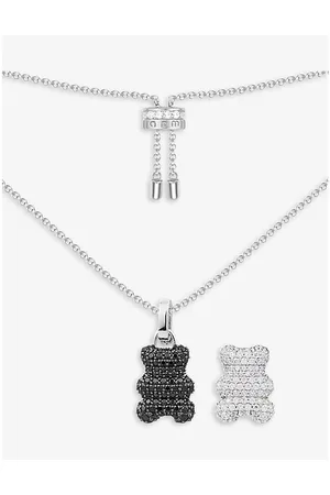 APM Monaco Womens Baby Mood Yummy Bear Sterling- and Zirconia Necklace