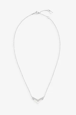 CHAUMET Joséphine Aigrette 18ct White-Gold, 0.23ct Brilliant-Cut Diamond and 1.35ct Akoya Pearl Pendant Necklace