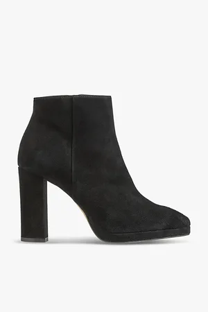 LK Bennett Womens Sibella Platform Suede Ankle Boots