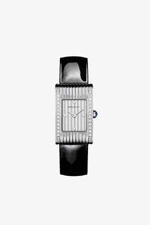 Boucheron Wa030505 Reflet Stainless-Steel, Diamond and Leather Quartz Watch