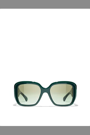 CHANEL Womens Ch5512 Square-Frame Acetate Sunglasses