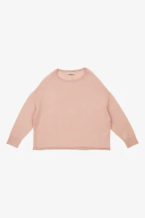 Caramel Cuttlefish Round-Neck Alpaca-Blend Jumper 3-12 Years