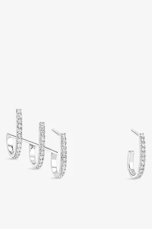MESSIKA Gatsby 18ct White-Gold and Diamond Earrings