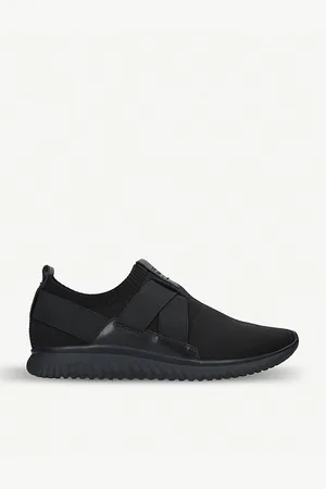 Cole Haan Mens Elastic-Detail Stretch-Knit Trainers