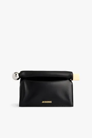 Jacquemus Womens La Pochette Rond Carre Clutch Bag