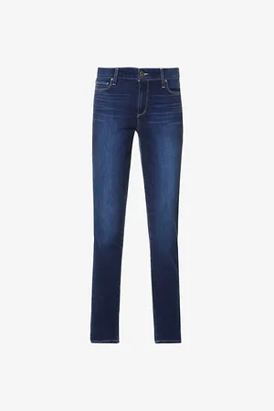 Paige Womens Brigitte Skinny Cropped High-Rise Jeans