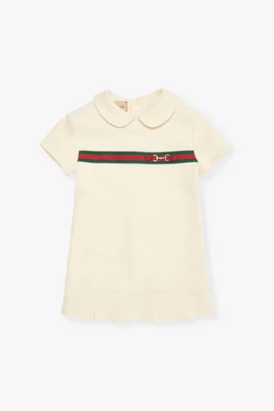 Gucci Branded Short-Sleeved Cotton-Jersey Dress 6 Months - 3 Years