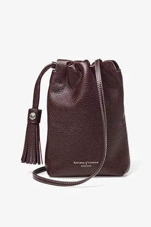 ASPINAL OF LONDON Womens Hudson Leather Cross-Body Bag