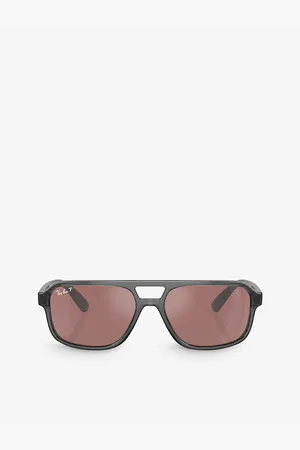 Ray-Ban Womens Rb4414M Scuderia Ferrari Rectangle-Frame Nylon Sunglasses