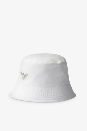 Prada Logo-Plaque Recycled-Nylon Bucket Hat