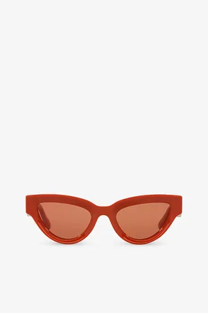 Bottega Veneta Womens 6J000413 Bv1249S Cat Eye-Frame Injected Sunglasses