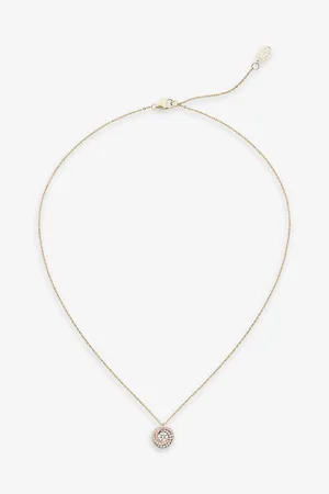 Cartier Trinity De 18ct White, Rose, Yellow- and 0.11ct Brilliant-Cut Diamond Pendant Necklace