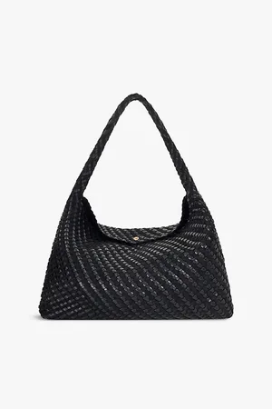 Dune Womens Deliberate Extra-Large Woven Shoulder Bag