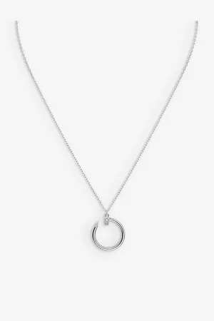 Cartier Juste Un Clou 18ct White-Gold and 0.12ct Diamond Pendant Necklace