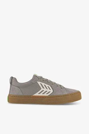CARIUMA Womens Catiba Pro Suede and Cotton Low-Top Trainers