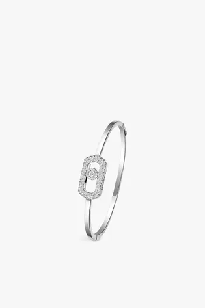 MESSIKA So Move Pavé 18ct Gold and 0.67ct Diamond Bangle