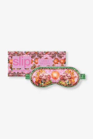 Slip Womens Aries Graphic-Print Silk Eye Mask