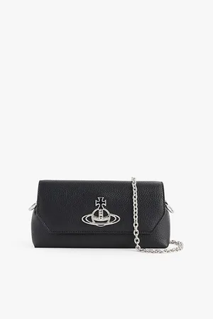 Vivienne Westwood Womens Mini Chain Faux-Leather Cross-Body Bag