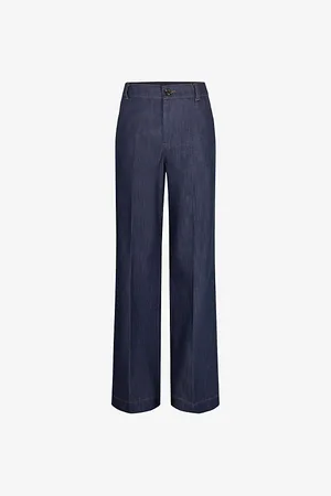 Soeur Womens California High-Rise Wide-Leg Jeans