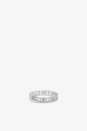 APM Monaco Womens Romance Sterling and Zirconia Ring