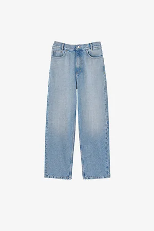 Sandro Womens Bibi Straight-Leg Low-Rise Jeans