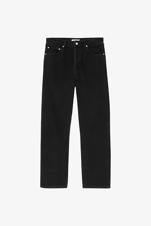 Sandro Womens Straight-Leg Regular-Fit Fit Jeans
