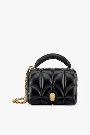 Bvlgari Womens Serpenti Sugarloaf Small Leather Shoulder Bag