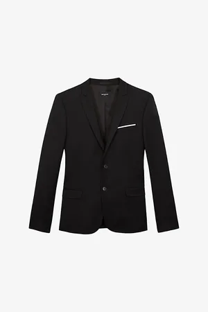 The Kooples Mens Regular-Fit Single-Breasted Wool Blazer