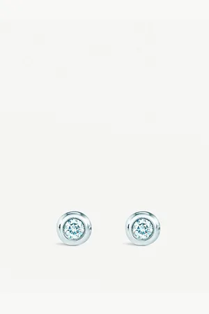 Tiffany & Co. Elsa Peretti® Diamonds By The Yard® Earrings In Sterling Silver