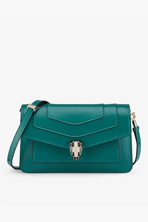 Bvlgari Womens Serpenti Forever Leather Cross-Body Bag
