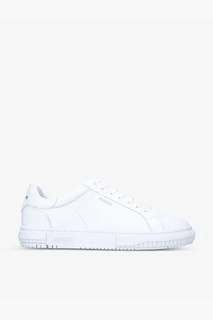 Axel Arigato Mens Atlas Logo-Embossed Leather Low-Top Trainers