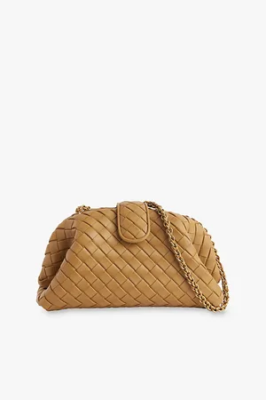 Bottega Veneta Womens Lauren Leather Clutch Bag