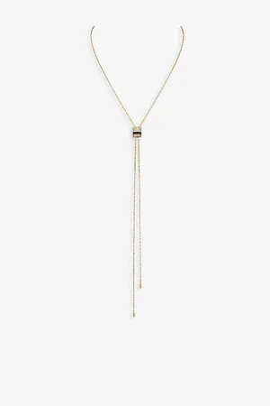 Boucheron Quatre Classique 18ct Yellow- , White- , Rose- , Pvd and 0.18ct Diamond Tie Necklace