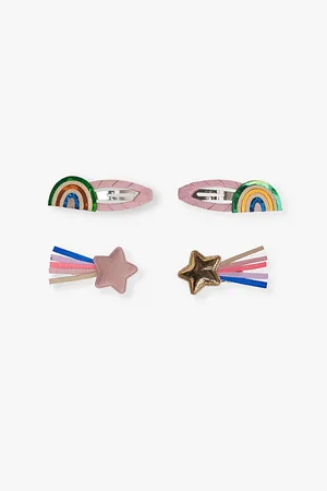 MIMI & LULA Party Over Rainbow Pack Of Four Hair Clips