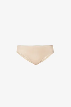 Hanro Womens Seamless Midi Mid-Rise Cotton-Jersey Briefs