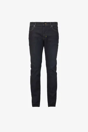 NEUW Mens Lou Slim-Fit Straight Cotton-Blend Jeans