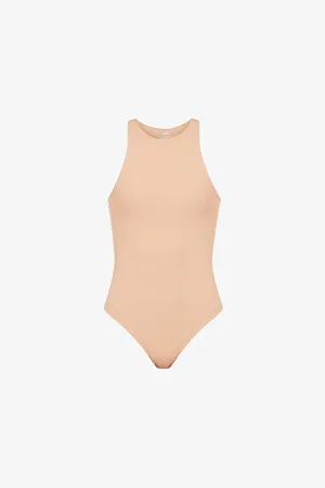 SKIMS Womens Fits Everybody High-Neck Stretch-Woven Body