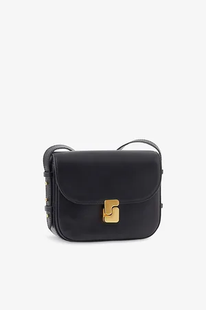 Soeur Womens Belissima Branded-Buckle Mini Leather Cross-Body Bag