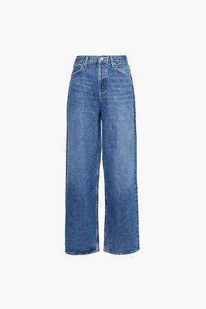 AGOLDE Womens Slung Baggy Wide-Leg Denim Jeans