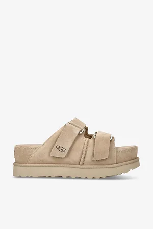 UGG Womens Goldenstar Double-Strap Suede Sandals