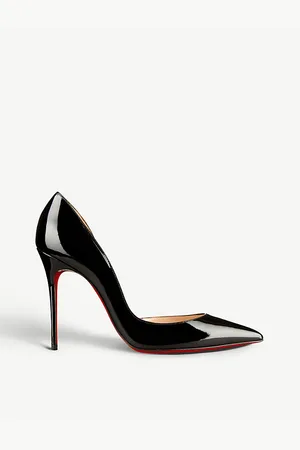 Christian Louboutin Womens Iriza 100 Patent-Leather Courts