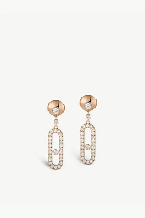 MESSIKA Move Uno 18ct -Gold and Diamond Earrings