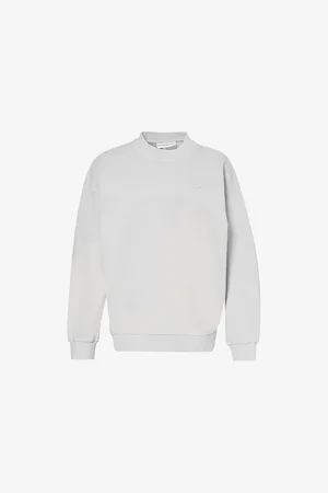 The Couture Club Womens Logo-Embroidered Cotton-Jersey Sweatshirt