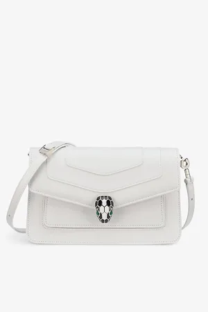 Bvlgari Womens Serpenti Forever East-West Leather Shoulder Bag