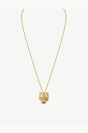 Cartier Panthère De 18ct Yellow-Gold, Garnet and Onyx Necklace